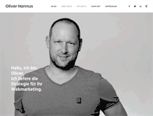 Tablet Screenshot of oliverhannus.de